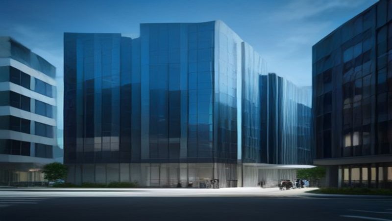 溜溜番号团队在办公室协作展示企业信息查询界面